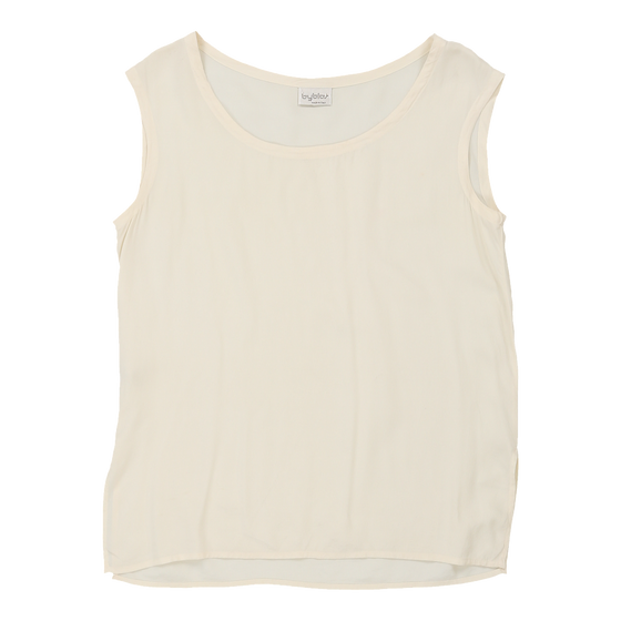 Byblos Vest - Large Cream Silk