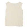 Byblos Vest - Large Cream Silk