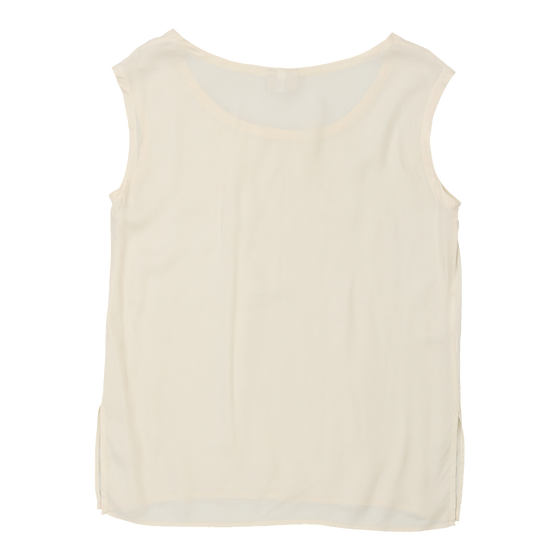 Byblos Vest - Large Cream Silk