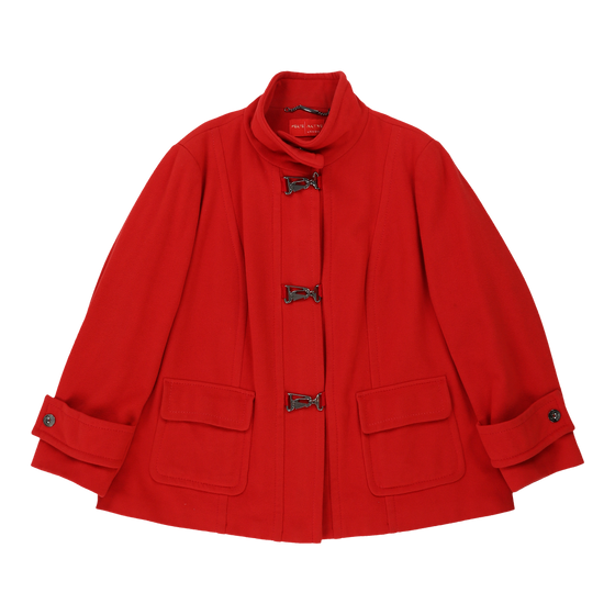 Krizia Duffle Coat - XL Red Acetate