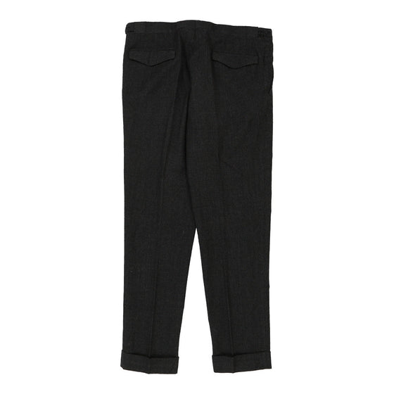 Dolce & Gabbana Trousers - 34W UK 12 Grey Wool