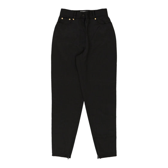 Versus By Versace Trousers - 27W UK 10 Navy Viscose