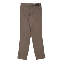  Armani Jeans Jeans - 30W UK 10 Brown Cotton