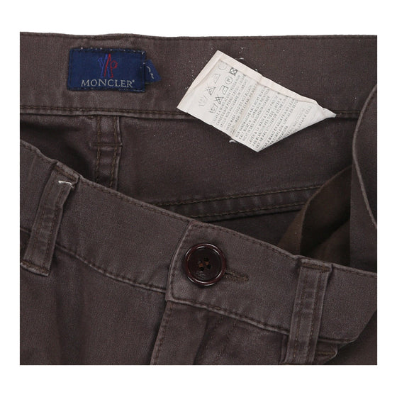 Moncler Jeans - 24W UK 4 Brown Cotton