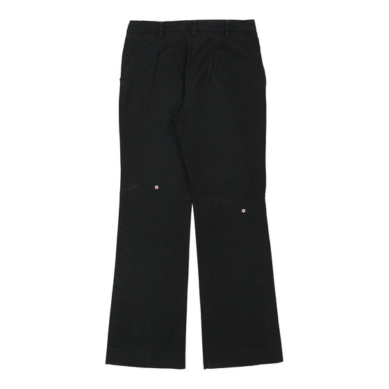 Love Moschino Trousers - 32W UK 10 Black Cotton