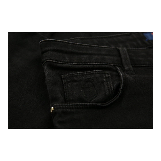 Trussardi Jeans - 28W UK 6 Black Cotton