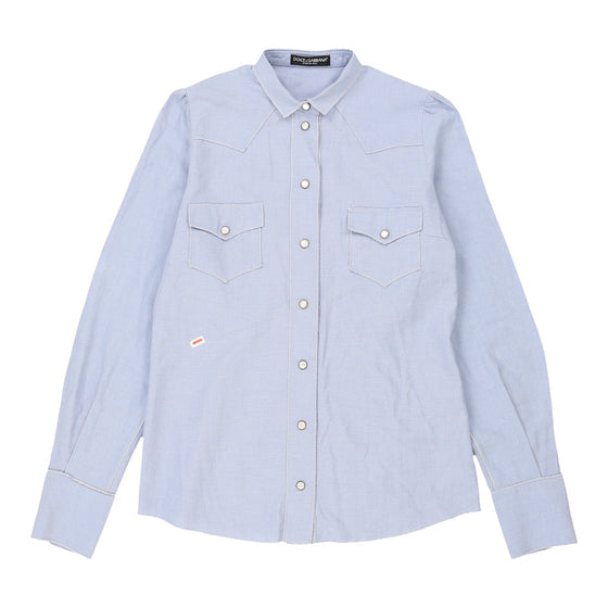 Dolce & Gabbana Shirt - Medium Blue Cotton