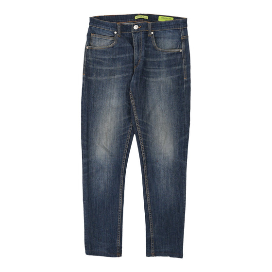 Versace Skinny Fit Jeans - 33W UK 14 Blue Cotton