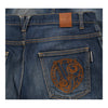 Versace Skinny Fit Jeans - 33W UK 14 Blue Cotton