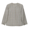 Valentino Checked Blazer - Small Grey Cashmere Blend