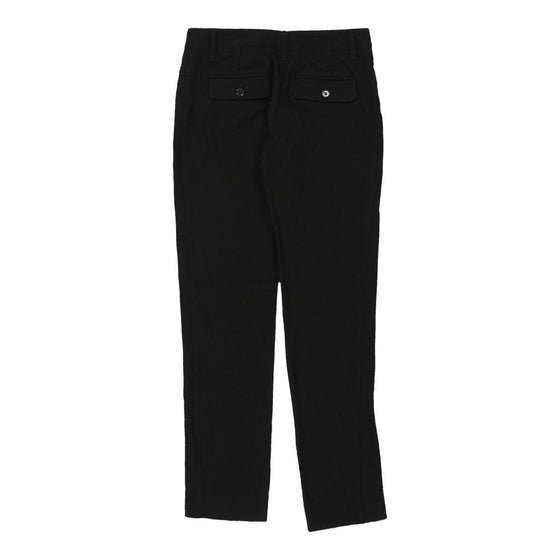 Dolce & Gabbana Trousers - 28W UK 6 Black Virgin Wool