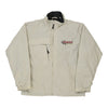 Vintage cream Cedar Lake Speedway Unbranded Jacket - mens large