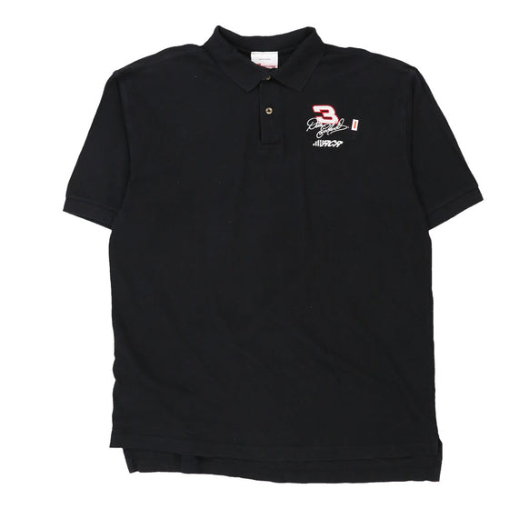 Vintage black Dale Earnhardt 3 Competitors View Polo Shirt - mens x-large