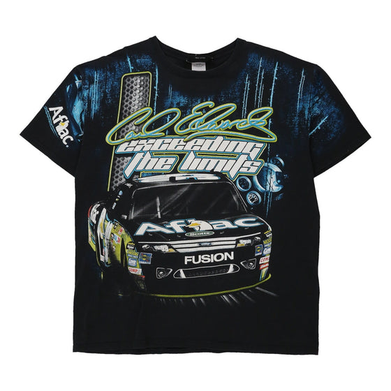 Vintage black Carl Edwards Chase Authentics T-Shirt - mens x-large