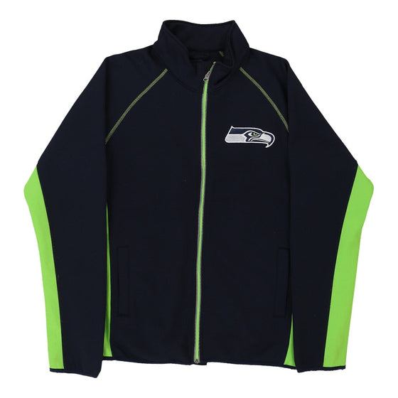 Vintage navy Seattle Seahawks Nfl Track Jacket - mens medium