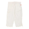 Vintage white Hugo Boss Cargo Shorts - mens 34" waist