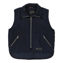  Vintage navy Champion Gilet - mens large