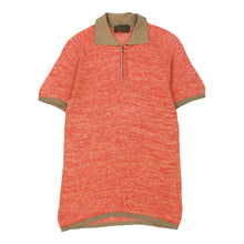  Vintage orange Fabrizio Del Carlo Polo Shirt - mens small