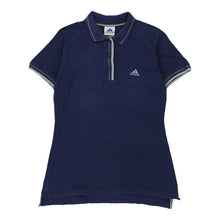  Vintage navy Adidas Polo Shirt - mens medium