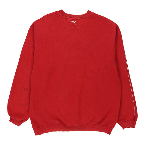 Vintage red Puma Sweatshirt - mens large