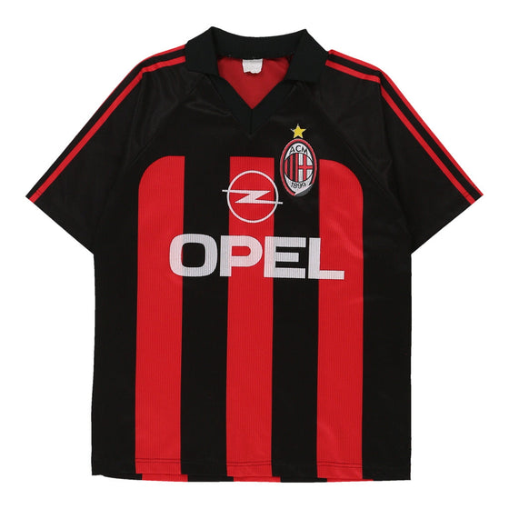 Vintage red AC Milan Replica Football Shirt - boys medium