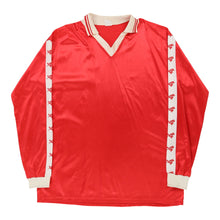  Vintage red 1980s Unbranded Football Shirt - mens large