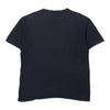 Vintage navy Lisa Assisi T-Shirt - mens large