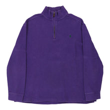  Vintage purple Ralph Lauren 1/4 Zip - mens x-large