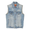 Vintage blue Levis Denim Gilet - mens small