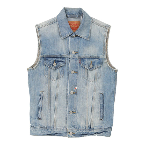 Vintage blue Levis Denim Gilet - mens small