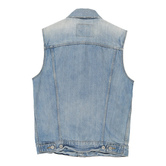 Vintage blue Levis Denim Gilet - mens small