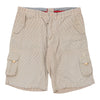 Vintage beige Ganesh Cargo Shorts - mens 36" waist