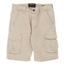  Vintage beige Modah Cargo Shorts - womens 28" waist