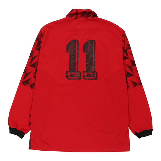 Vintage red Gima Sport Football Shirt - mens medium