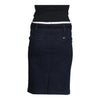 Vintage navy Armani Jeans Midi Skirt - womens 31" waist