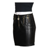 Vintage black Moschino Mini Skirt - womens 28" waist