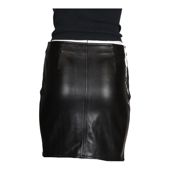 Vintage black Moschino Mini Skirt - womens 28" waist