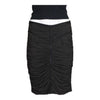 Vintage grey Dolce & Gabbana Midi Skirt - womens 30" waist