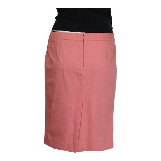 Vintage pink Valentino Roma Midi Skirt - womens 30" waist