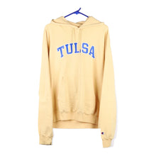  Vintage yellow The University of Tulsa Champion Hoodie - mens large