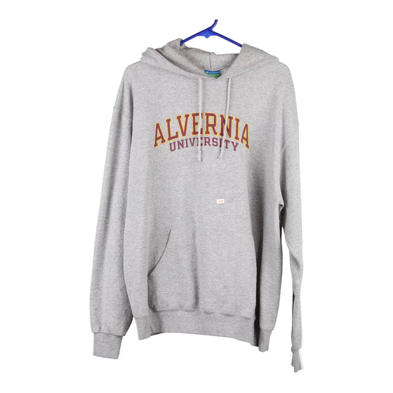 Vintage grey Alvernia University Champion Hoodie - mens large