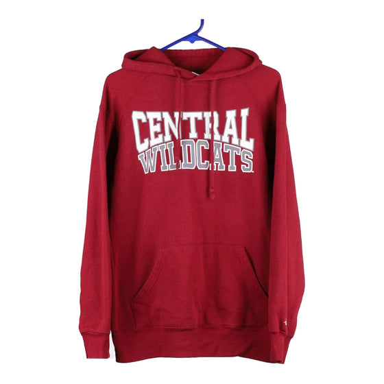 Vintage burgundy Central Wildcats Badger Sport Hoodie - mens small