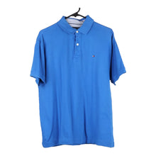  Vintage blue Tommy Hilfiger Polo Shirt - mens medium