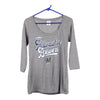 Vintage grey Milwaukee Brewers Mlb Long Sleeve T-Shirt - womens medium