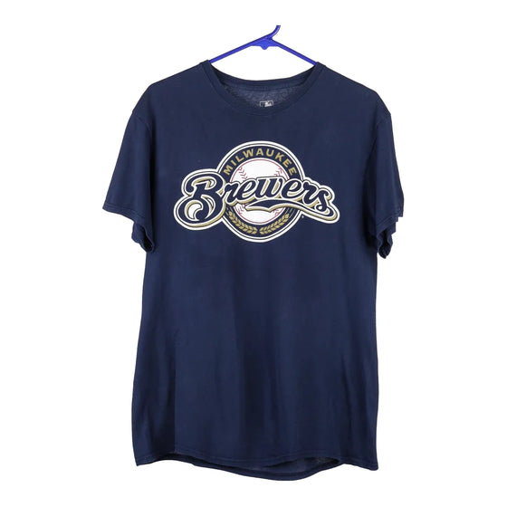 Vintage blue Milwaukee Brewers Mlb T-Shirt - mens medium