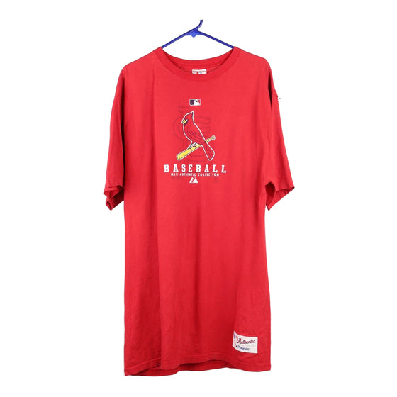 Vintage red St. Louis Cardinals Majestic T-Shirt - mens large