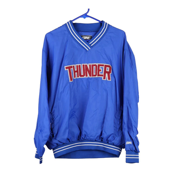 Vintage blue Thunder Bike Windbreaker - mens medium