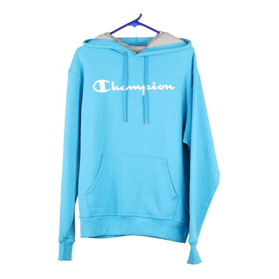 Vintage blue Champion Hoodie - mens medium