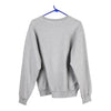 Vintage grey Fruit Of The Loom Sweatshirt - mens medium