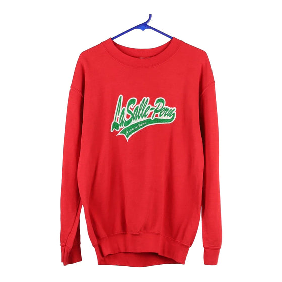 Vintage red La Salle Peres Gildan Sweatshirt - mens medium